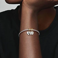 Pandora Two-tone Triple Friendship Dangle | 762722C00