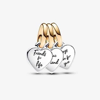 Pandora Two-tone Triple Friendship Dangle | 762722C00