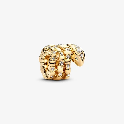 Pandora Curled Snake Charm | 763618C01
