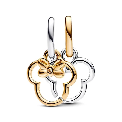 Pandora Disney Mickey Mouse & Minnie Mouse Splitable Dangle Charm | 76