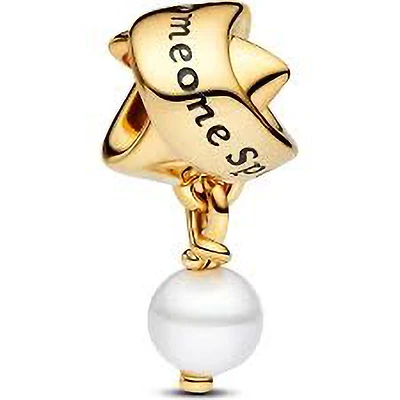 Pandora Treated Freshwater Cultured Pearl Ribbon Charm | 763784C01