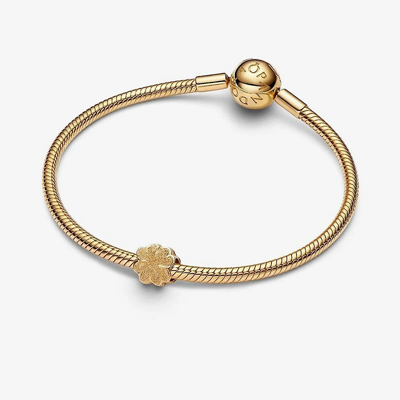 Pandora Textured Clover Mini Charm | 764047C00