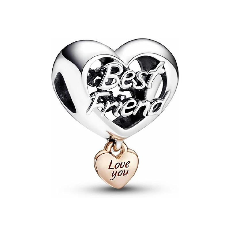 Pandora Love You Best Friend Heart Charm | 782243C00