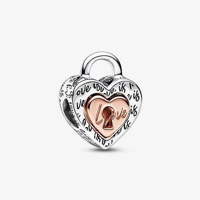 Pandora Rose Padlock Heart Charm | 782505C00