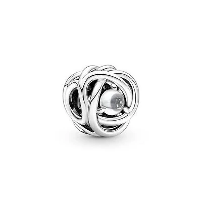 Pandora April Clear Eternity Circle Charm | 790064C01