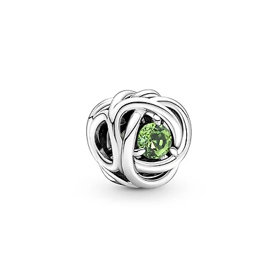 Pandora August Spring Green Eternity Circle Charm | 790065C03