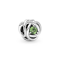 Pandora August Spring Green Eternity Circle Charm | 790065C03