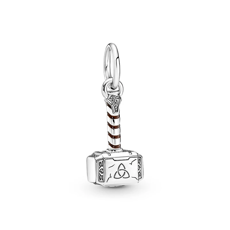 Pandora Marvel The Avengers Thor's Hammer Dangle Charm | 790483C01