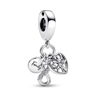 Pandora Family Infinity Triple Dangle Charm | 792201C01