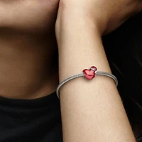 Pandora Red Christmas Heart Charm | 792336C01