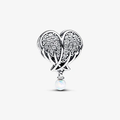 Pandora Sparkling Angel Wings and Heart Charm | 792980C01