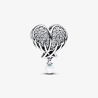 Pandora Sparkling Angel Wings and Heart Charm | 792980C01