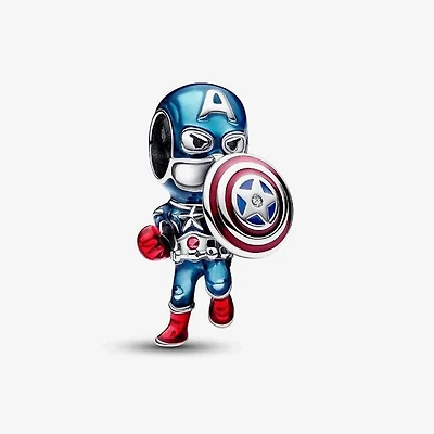 Pandora Marvel The Avengers Captain America Charm | 793129C01