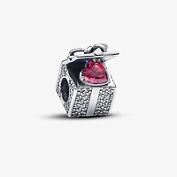 Pandora Sparkling Gift Box Charm | 793603C01
