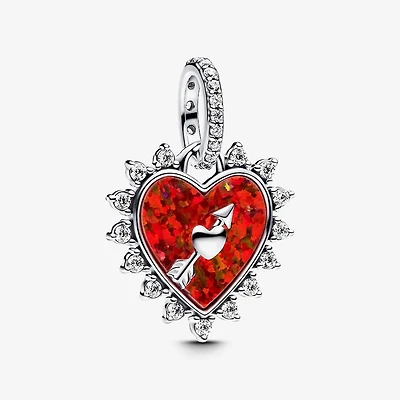 Pandora Spinnable Arrow Heart Dangle Charm | 793667C01