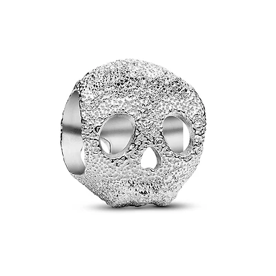 Pandora Textured Skull Mini Charm | 794040C00