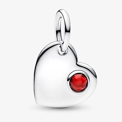 Pandora Engravable Heart Stone Dangle Charm | 794295C01