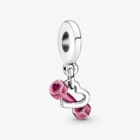 Pandora Dumbbell & Heart Dangle Charm | 799545C01