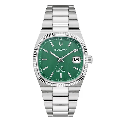 Bulova Super Seville Green Dial Watch | 96B439