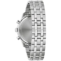 Bulova Sutton Silver-Tone Dial Stainless Steel Bracelet Men's Watch |