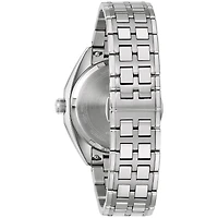 Bulova Jet Star 40mm Silver Sunburst Dial Watch | 96B472