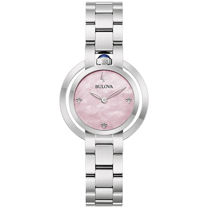 Bulova Rubaiyat 30mm Watch Pink Mother of Pearl Dial | 96L338
