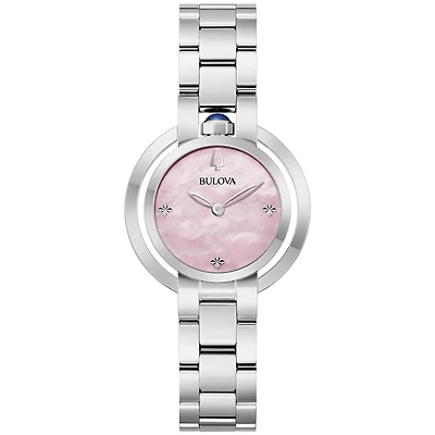 Bulova Rubaiyat 30mm Watch Pink Mother of Pearl Dial | 96L338