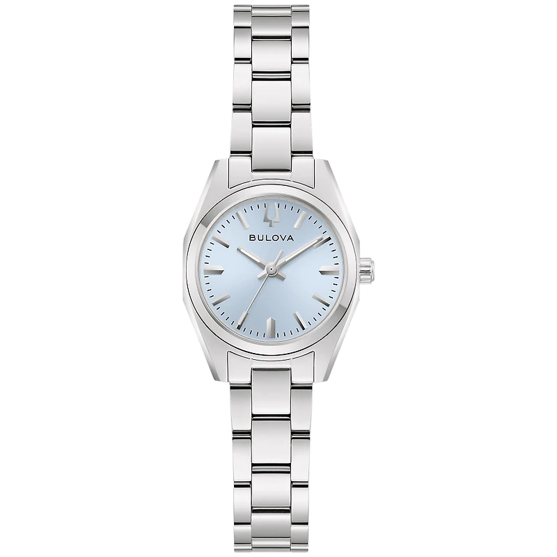 Bulova Surveyor Quartz Women's Watch Light Blue Dial | 96L345