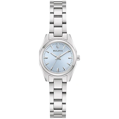 Bulova Surveyor Quartz Women's Watch Light Blue Dial | 96L345