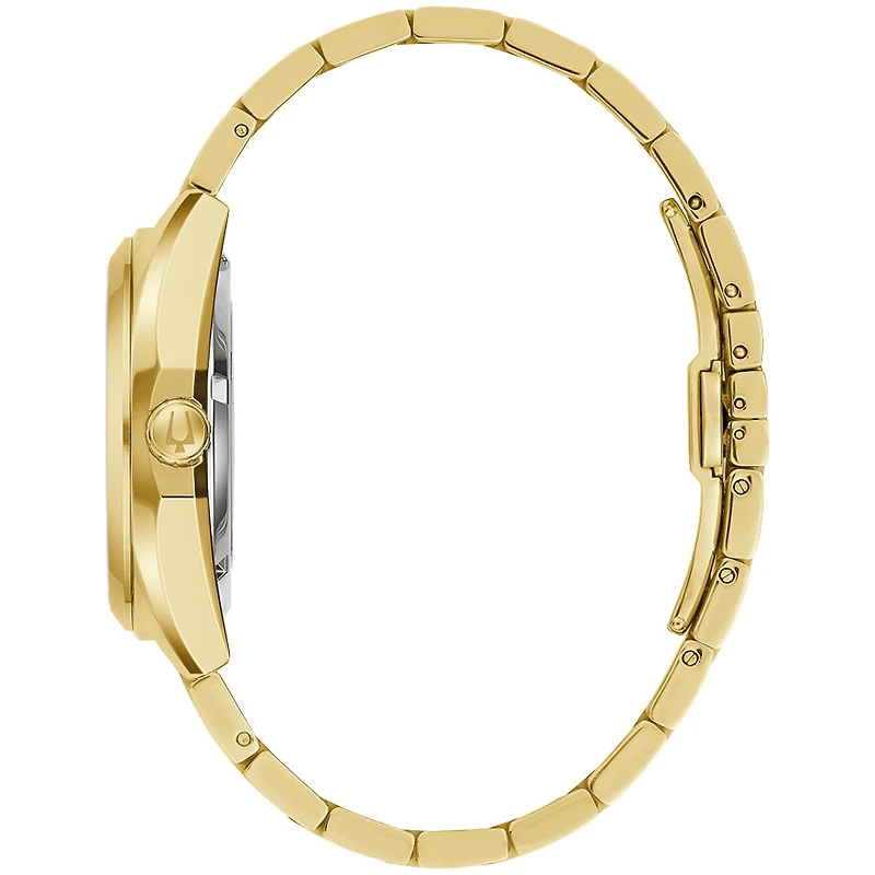 Bulova Surveyor Gold Tone Stainless Steel Automatic Watch | 97A182