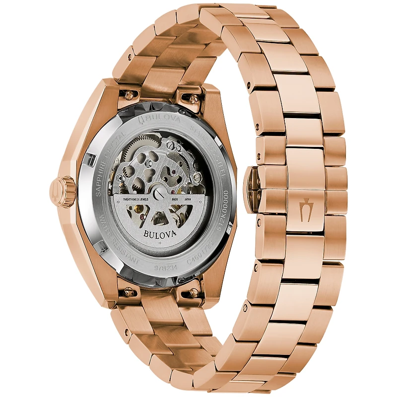 Bulova Surveyor Automatic 39mm Purple Dial Watch | 97B234