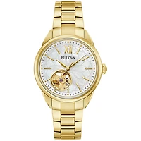 Bulova Sutton Automatic Gold-Tone Watch | 97L172
