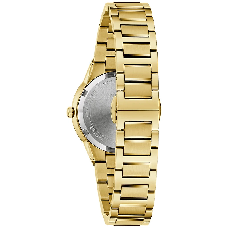 Bulova Millennia Gold Tone Ladies Watch | 97L175