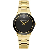 Bulova Millennia Gold Tone Ladies Watch | 97L175