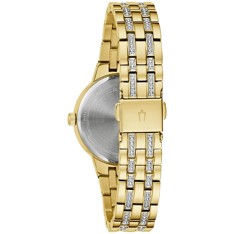 Bulova Phantom Gold Tone Ladies Watch | 97L176
