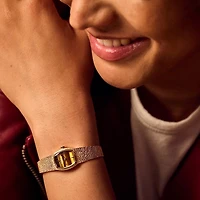 Bulova Goddess Of Time Brown Dial Watch | 97L185