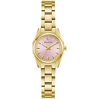 Bulova Surveyor Pink Dial Stainless Steel Bracelet Watch | 97L187