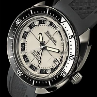 Bulova Oceanographer GMT White Dial Polyurethane Strap | 98B407
