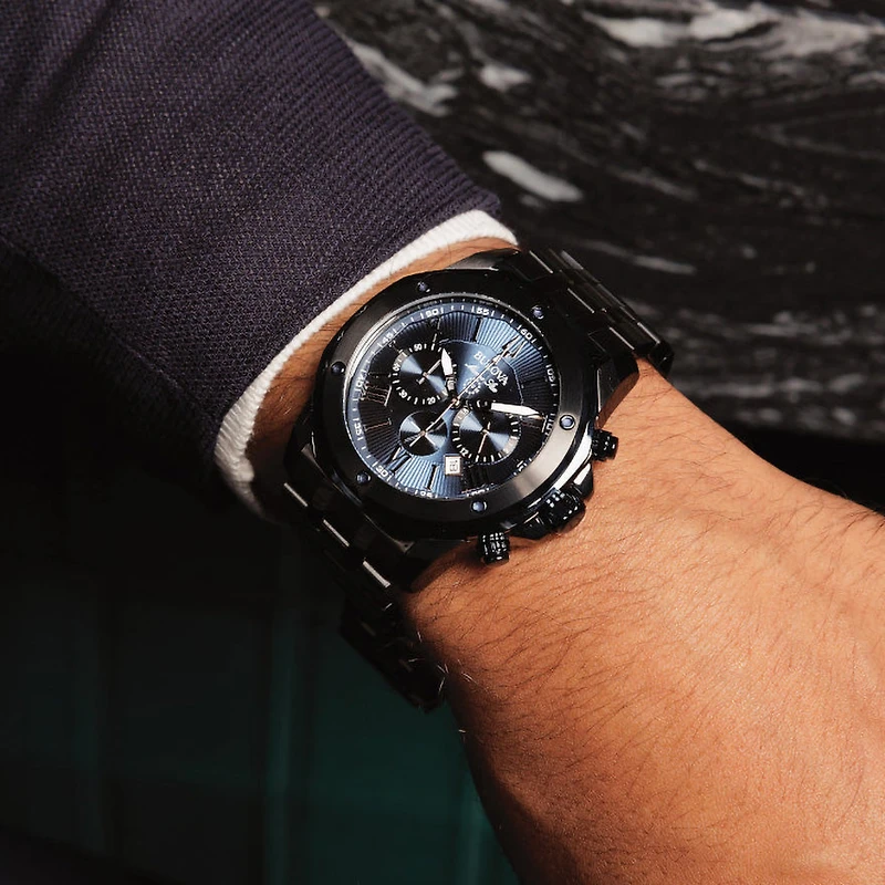 Bulova Marine Star 44mm Blue Dial Quartz Watch | 98B410