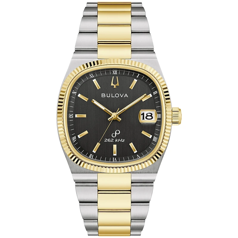 Bulova Super Seville Black Dial Watch | 98B458