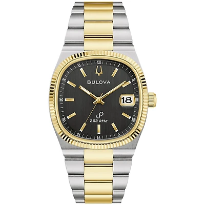 Bulova Super Seville Black Dial Watch | 98B458