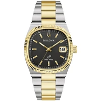 Bulova Super Seville Black Dial Watch | 98B458