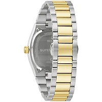 Bulova Super Seville Black Dial Watch | 98B458