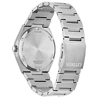 Citizen Eco-Drive Zenshin Three-hand White Dial Titanium Watch | AW013