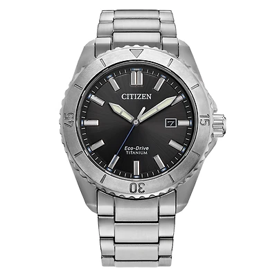 Citizen Eco-Drive Brycen Black Dial Super Titanium Watch | AW1840-50E