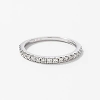 Diamond Micro-Claw Set Wedding Band 14K White Gold (0.24ct tw)