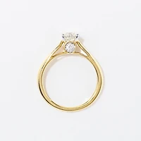Diamond Engagement Ring 14K Yellow and White Gold (0.80 ct tw)