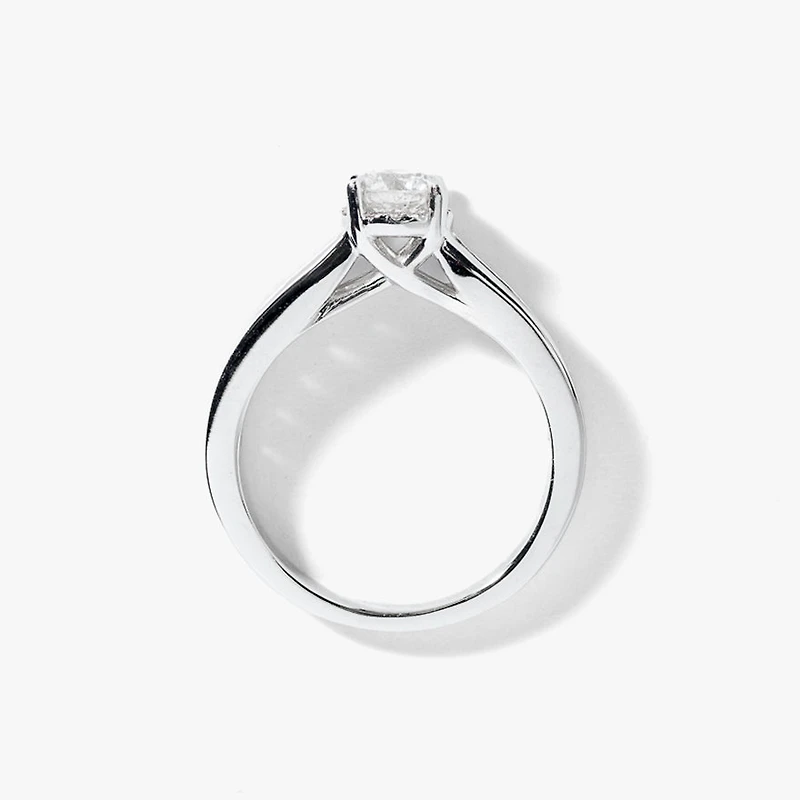 Diamond Engagement Ring 14K White Gold (1.10 ct tw)