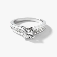 Diamond Engagement Ring 14K White Gold (1.10 ct tw)