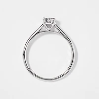 White Gold Diamond Cluster Promise Ring (0.05 ct tw)